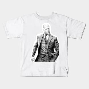 jason statham hand drawing fan works graphic design and drawing by ironpalette Kids T-Shirt